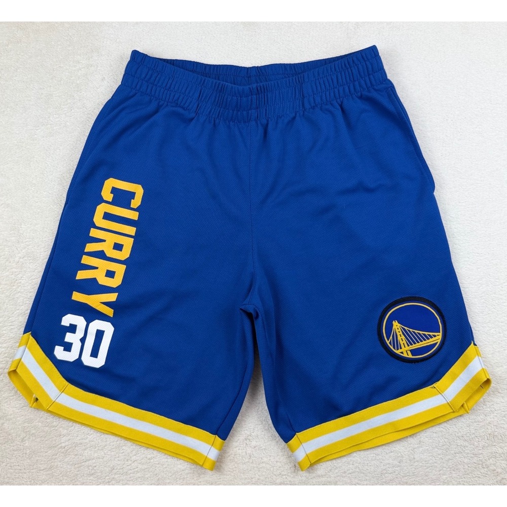 NBA Golden State Warriors Stephen Curry 30 Basketball Shorts‎ Mens Medium Blue